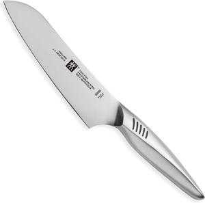 Лезвие Zwilling Twin Fin II Santoku, 16,5 см, гладкое