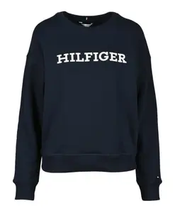 Хлопковая толстовка - модель: felpa Tommy Hilfiger, синий