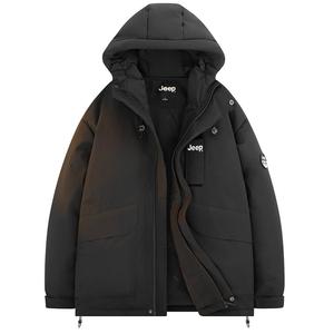 Jeep Унисекс пуховик, Black