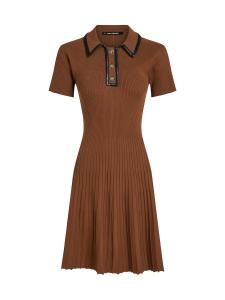 Вязаное платье Karl Lagerfeld, карамель