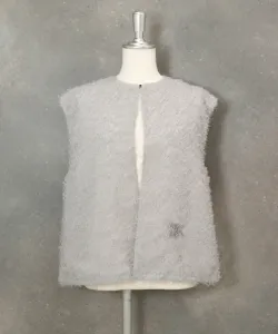 Жилет, похожий на перышко Studio Picone, цвет Light Gray (089)