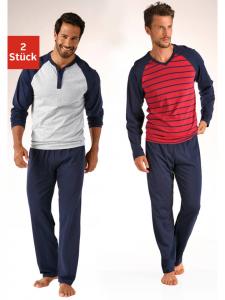 Пижама LE JOGGER, цвет grau-meliert, rot