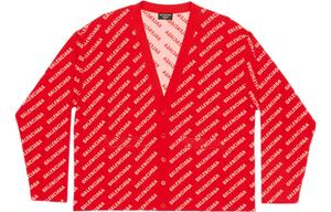 Свитер мужской красный Balenciaga, красный