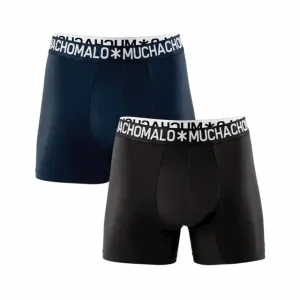 Мужские боксеры – 2 шт – мужские трусы Muchachomalo, черный