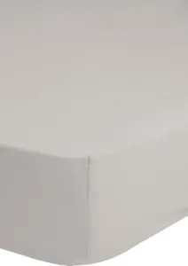 Простыня на бедрах "По размеру бедер. 90х200, 140х200 или 180х200 см", из хлопка, для матрасов высотой до 25 см, простынь плоская, простыня на подгонке Hip 90х200 см, 1 шт., цвет sand