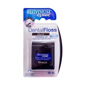 Зубная нить черная, 50 м Elgydium Clinic, Pierre Fabre
