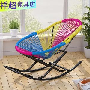 Vinoya Кресло-качалка из ротанга large x-shaped