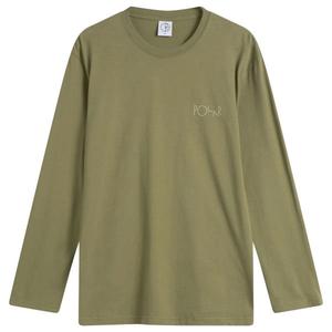 Футболка с длинным рукавом с логотипом Stroke Steve Polar Skate Co., army зеленый