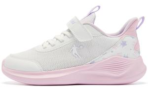 QIAODAN Антискользящие износостойкие низкие детские беговые кроссовки White Purple