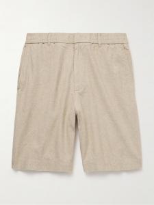 Шорты прямого кроя Billie 5397 из смеси льна и органического хлопка NN07, кремовый