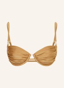 Верх бикини на косточках Эмилия Janthee, коричневый