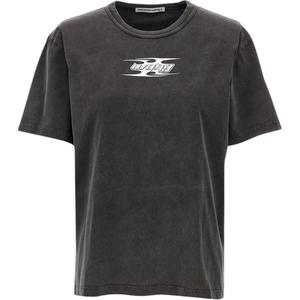 Футболка T By Blade с логотипом Alexander Wang, серый