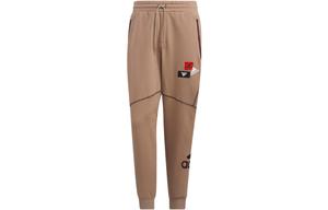 Трикотажные спортивные штаны мужские Adidas, светло-коричневый