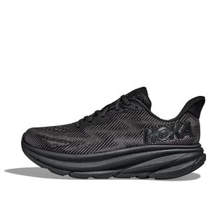 Кроссовки clifton 9 wide 'black' Hoka One One, черный