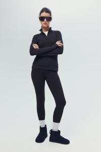 Спортивная рубашка из софтмува H&M, черный