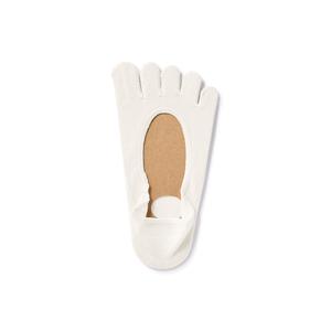 Носки Muji под каждый пальчик, кремовый