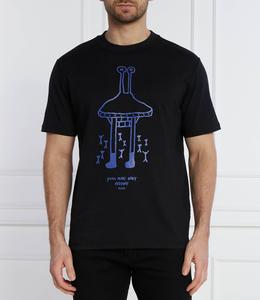 Футболка BOSS ORANGE TeeMixDoodle Relaxed fit, черный