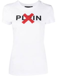 Philipp Plein футболка с логотипом, белый