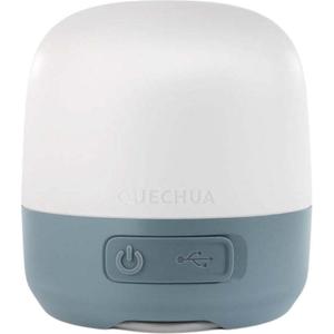 Походный фонарь для палатки с usb c или питанием от генератора 9*8,5 см DECATHLON, серый