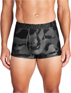 Under Armour мужские боксеры Multi-Pack Performance Tech Trunk, боксеры с ластовицей 3", ультрамягкие, Black Camo Print 3-Pack