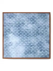 Шарф с монограммой Dsquared2, синий