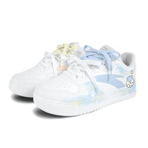 Расслабленные нескользящие устойчивые к истиранию низкие кроссовки для скейтбординга unisex ANTA, синий оранжевый Mismatched