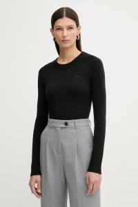 Шерстяной свитер G-Star, черный