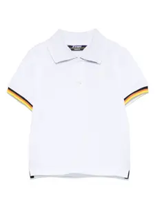 Рубашка поло Vincent K Way Kids, белый