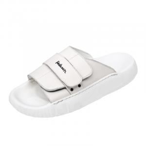 KACHILANG Резиновые устойчивые к запаху износостойкие противоскользящие шлепанцы мужские белые, цвет White