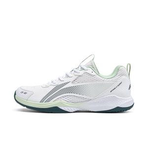 Кроссовки LINING Badminton Shoes Unisex Low-top Standard White/cloud Emerald Green, зеленый