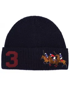 Мужская шапка-бини Polo Match Polo Ralph Lauren, синий