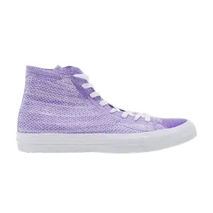Кроссовки Converse Nike x Chuck Taylor All Star Flyknit High 'Hyper Grape', фиолетовый
