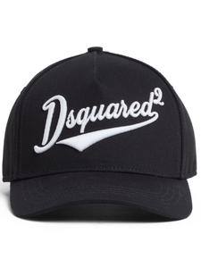 DSQUARED2 кепка с вышитым логотипом, черный