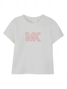 Вышитый комплект с юбкой Michael Kors Kids, розовый