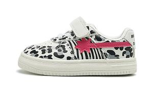 Детские кроссовки для скейтбординга с противоскользящим покрытием и износостойкостью SNORKS, черный/белый