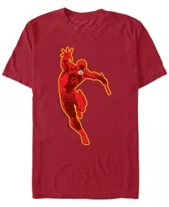 Мужская классическая футболка с коротким рукавом Daredevil Fifth Sun, красный