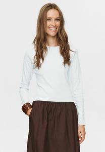 Топ Nümph Long sleeved top, Bright White/White