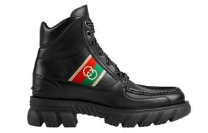 Ботинки мужские Gucci Interlocking, черный