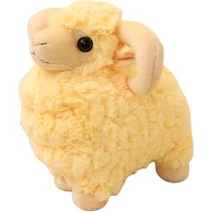 Трехцветная плюшевая кукла из искусственного меха высотой 25 см MORTEN SOLUM, желтый