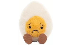 Плюшевая кукла Fun Food Collection Heartbreaking Egg Boiling высотой 14 см JELLYCAT