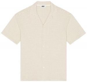 KROST Рубашка для боулинга в клетку, цвет "Натуральный", кремовый