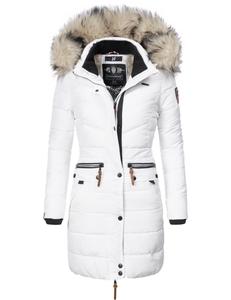 NAVAHOO Зимнее пальто 'Paula' в белом цвете