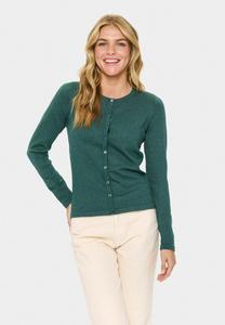 Кардиган Saint Tropez MILA R-NECK, June Bug Melange/Green