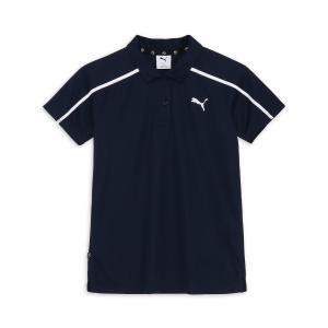 Женская поло-рубашка для гольфа SB с коротким рукавом и принтом на спине.