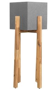 Уличный цветочный горшок Beliani DRIMOS цвет grau/hellgrau/eiche hell