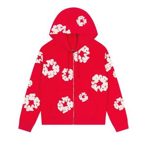 Худи Denim Tears Cotton Wreath Zip Hoodie, Red
