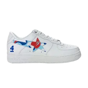 Кроссовки BAPE Bapesta Paris 4th Anniversary, белый