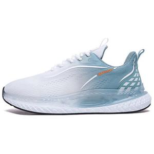 Прочные дышащие легкие мужские кеды низкие Warrior белый светло-голубой