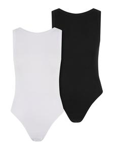 Боди Urban Classics, цвет white+black