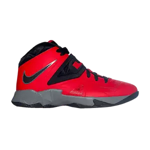 Кроссовки Nike LeBron Zoom Soldier 7 GS 'University Red Cool Grey', красный